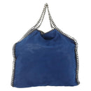 Stella MacCartney Chain Falabella Shoulder Bag polyester 2way Silver Auth mr2341-2