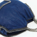 Stella MacCartney Chain Falabella Shoulder Bag polyester 2way Silver Auth mr2341-6
