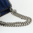 Stella MacCartney Chain Falabella Shoulder Bag polyester 2way Silver Auth mr2341-7