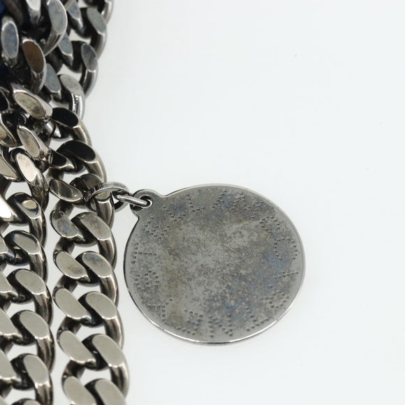 Stella MacCartney Chain Falabella Shoulder Bag polyester 2way Silver Auth mr2341