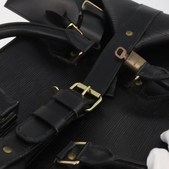 LOUIS VUITTON Epi Cruiser bag 40 Hand Bag SPO Black LV Auth mr2344V