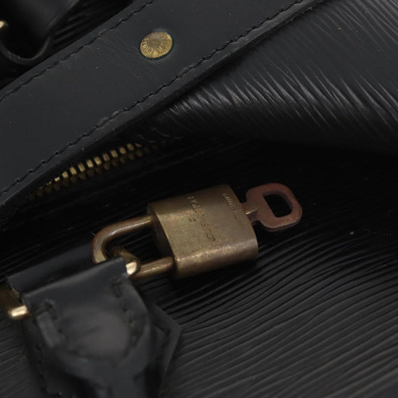 LOUIS VUITTON Epi Cruiser bag 40 Hand Bag SPO Black LV Auth mr2344V
