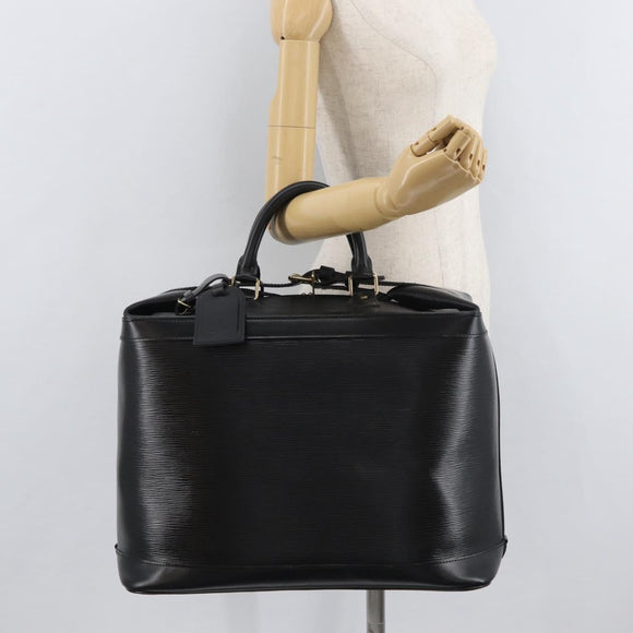LOUIS VUITTON Epi Cruiser bag 40 Hand Bag SPO Black LV Auth mr2344V