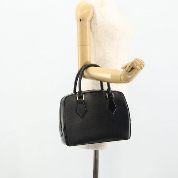 LOUIS VUITTON Epi Sablon Hand Bag Black M52042 LV Auth mr2348