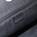 GUCCI GG Canvas Guccissima Handtasche Leder 2way Schwarz Silber 420023 Auth mr2354-19