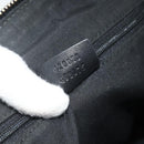 GUCCI GG Canvas Guccissima Handtasche Leder 2way Schwarz Silber 420023 Auth mr2354-12