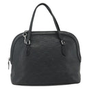GUCCI GG Canvas Guccissima Handtasche Leder 2way Schwarz Silber 420023 Auth mr2354-13