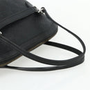 GUCCI GG Canvas Guccissima Handtasche Leder 2way Schwarz Silber 420023 Auth mr2354-7
