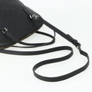 GUCCI GG Canvas Guccissima Handtasche Leder 2way Schwarz Silber 420023 Auth mr2354-8