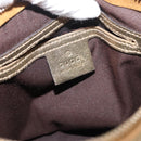 GUCCI GG Crystal Hand Bag Beige Gold 193604 Auth mr2357-18