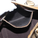 GUCCI GG Crystal Hand Bag Beige Gold 193604 Auth mr2357-21