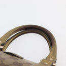 GUCCI GG Crystal Hand Bag Beige Gold 193604 Auth mr2357-8