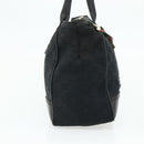 GUCCI GG Canvas Web Sherry Line Hand Bag Black Gold Red 177052 Auth mr2358-4
