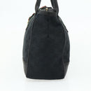 GUCCI GG Canvas Web Sherry Line Hand Bag Black Gold Red 177052 Auth mr2358-5