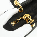 Christian Dior Lady Dior Canage Hand Bag Nylon Black Gold Auth mr2361-15
