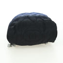 CHANEL Doudone Backpack Nylon Blue Silver CC Auth mr2366SAM-5