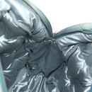 CHANEL Doudone Backpack Nylon Blue Silver CC Auth mr2366SAM-23