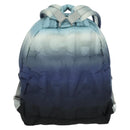 CHANEL Doudone Backpack Nylon Blue Silver CC Auth mr2366SAM-2