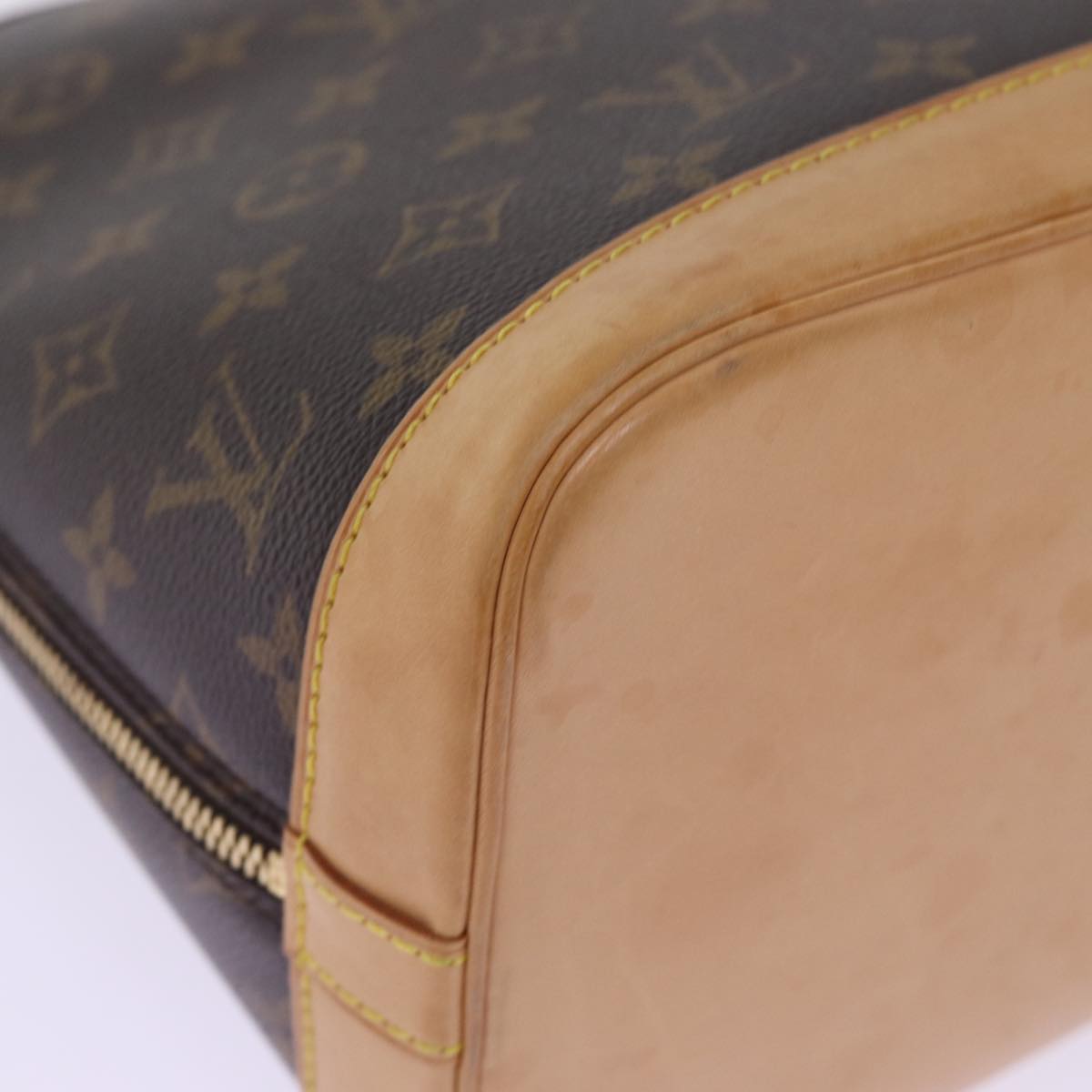 LOUIS VUITTON Monogram Alma Hand Bag M51130 LV Auth mr237