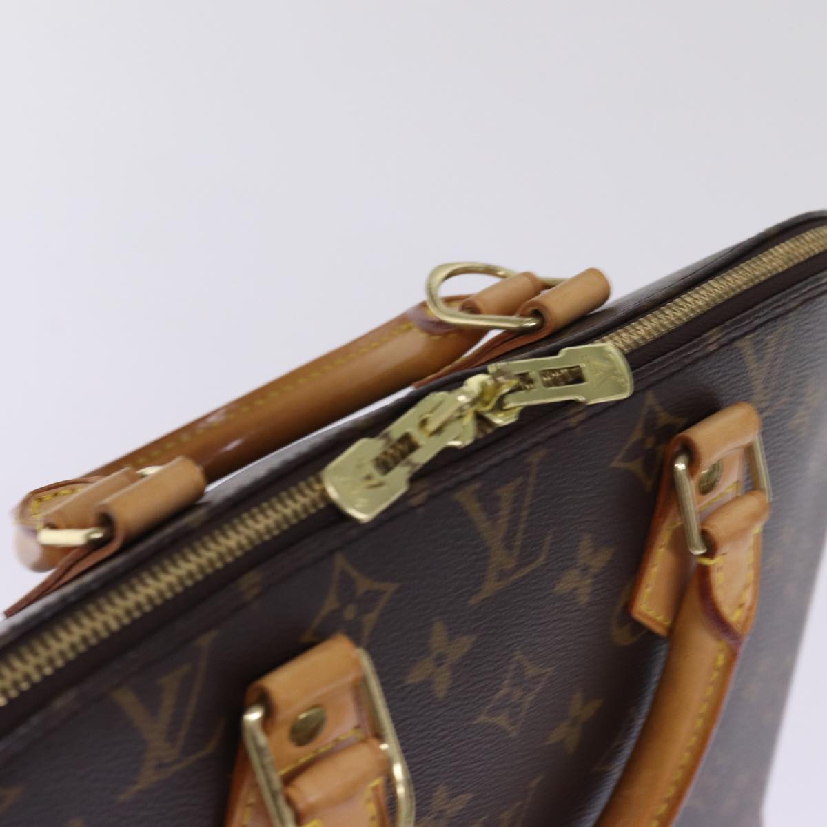 LOUIS VUITTON Monogram Alma Hand Bag M51130 LV Auth mr237