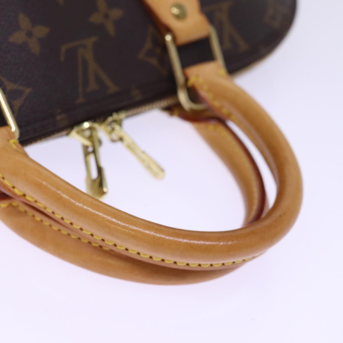 LOUIS VUITTON Monogram Alma Hand Bag M51130 LV Auth mr237