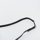 GUCCI Tote Bag Leather 2way Black Gold 674837 Auth mr2372V-15