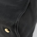 GUCCI Tote Bag Leather 2way Black Gold 674837 Auth mr2372V-17