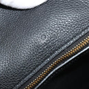 GUCCI Tote Bag Leather 2way Black Gold 674837 Auth mr2372V-19