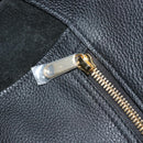 GUCCI Tote Bag Leather 2way Black Gold 674837 Auth mr2372V-22
