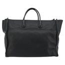 GUCCI Tote Bag Leather 2way Black Gold 674837 Auth mr2372V-13