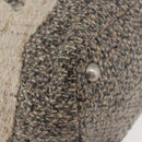CHANEL Cambon Line Tote Bag Tweed Grau Silber CC Auth mr2380A-14