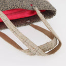 CHANEL Cambon Line Tote Bag Tweed Grau Silber CC Auth mr2380A-7