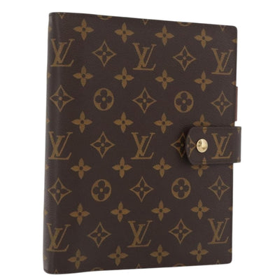 LOUIS VUITTON Monogram Agenda GM Day Planner Cover R20006 LV Auth mr2381V