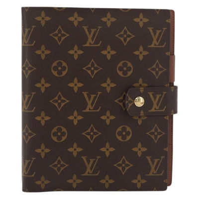 LOUIS VUITTON Monogram Agenda GM Day Planner Cover R20006 LV Auth mr2381V - 0
