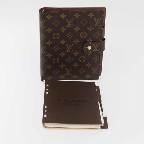 LOUIS VUITTON Monogram Agenda GM Terminplanerhülle R20006 LV Auth mr2381V