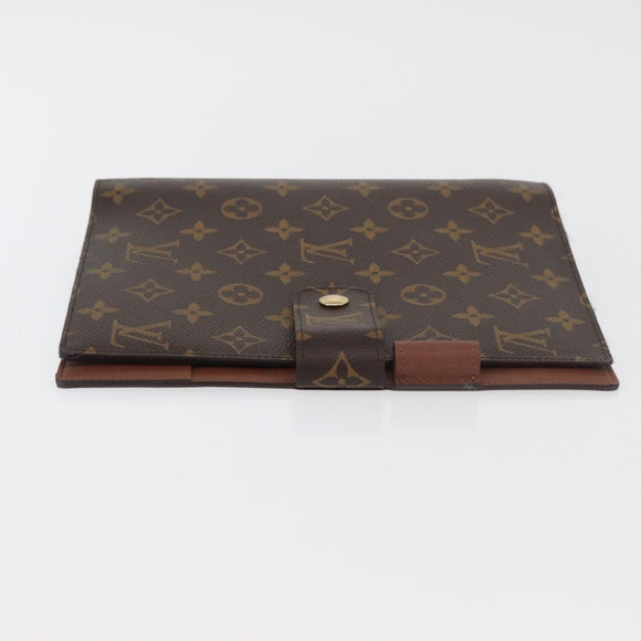 LOUIS VUITTON Monogram Agenda GM Terminplanerhülle R20006 LV Auth mr2381V