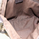 GUCCI GG Canvas Shoulder Bag Beige Gold 203257 Auth mr2384-11
