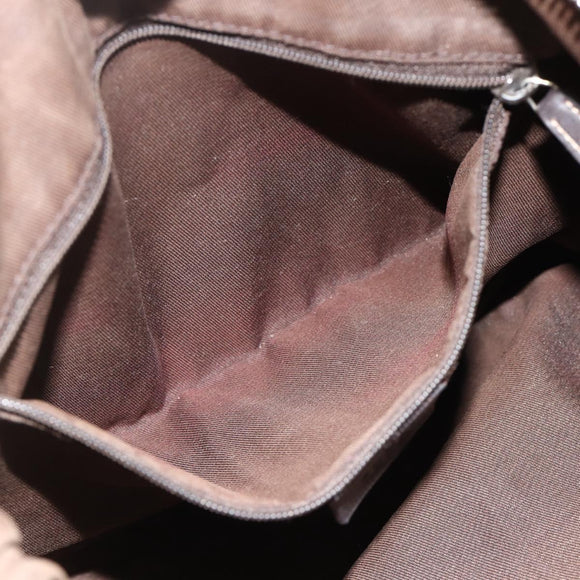GUCCI GG Canvas Shoulder Bag Beige Gold 203257 Auth mr2384