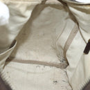 GUCCI GG Canvas Web Sherry Line Boston Bag Beige Gold Red 247205 Auth mr2388-19