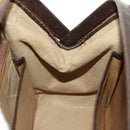 GUCCI Hand Bag Leather Brown Gold Auth mr2390-20