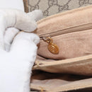 GUCCI GG Supreme Web Sherry Line Bag PVC Beige Gold 001 113 6862 Auth mr2391-22