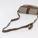 GUCCI GG Supreme Web Sherry Line Bag PVC Beige Gold 001 113 6862 Auth mr2391-7