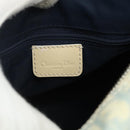 Christian Dior Trotter Canvas Boston Bag PVC Light Blue Silver Auth mr2392-15