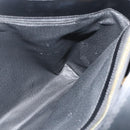CELINE Macadam Canvas Hand Bag PVC Leather 2way Black Gold Auth mr2396A-20
