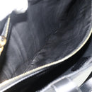 CELINE Macadam Canvas Hand Bag PVC Leather 2way Black Gold Auth mr2396A-25
