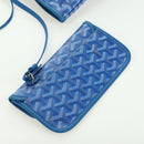 GOYARD Herringbone Saint Louis PM Tote Bag PVC Blue Auth mr2401SM-18