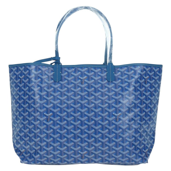 GOYARD Herringbone Saint Louis PM Tote Bag PVC Blue Auth mr2401SM