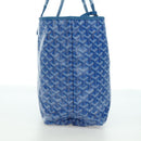 GOYARD Herringbone Saint Louis PM Tote Bag PVC Blue Auth mr2401SM-4