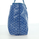 GOYARD Herringbone Saint Louis PM Tote Bag PVC Blue Auth mr2401SM-5