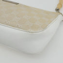 GUCCI GG Canvas Bamboo Hand Bag Silver Beige 001 3870 Auth mr2402-9
